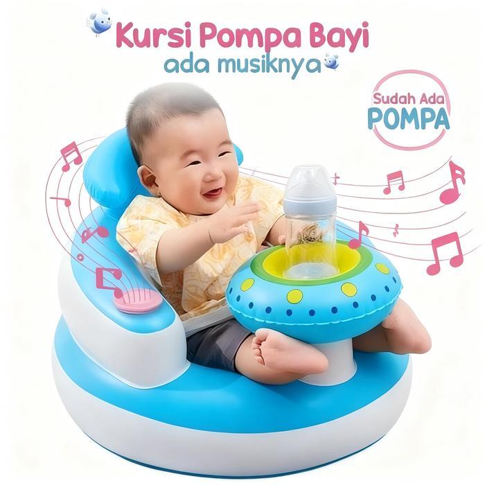 Sofa Tiup Kursi Pompa Bayi Kursi Duduk Sofa Bayi Model Ada Musik Belajar Duduk Sofa Tiup