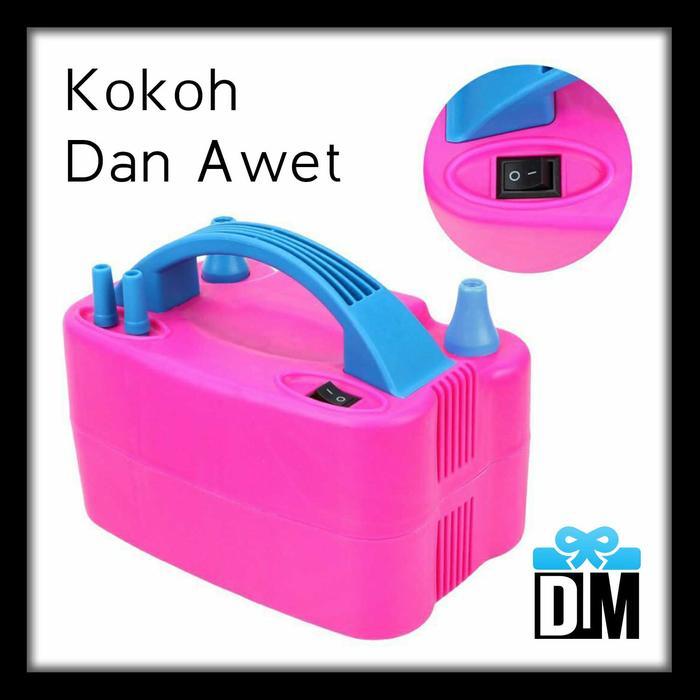 Mesin Pompa Tiup Balon Udara Elektrik Super Cepat Peniup Balon Blower Terpercaya