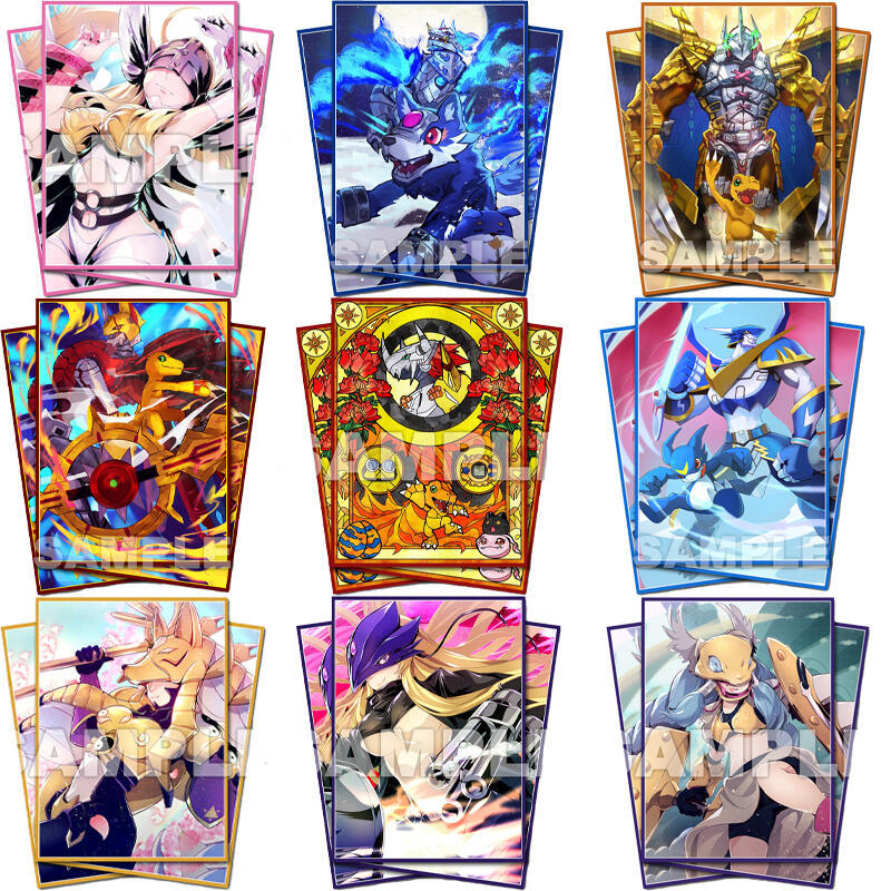 5pcs/set Digimon Adventure Angewomon Agumon Card Sleeve PTCG DTCG Anime Game Collection Card
