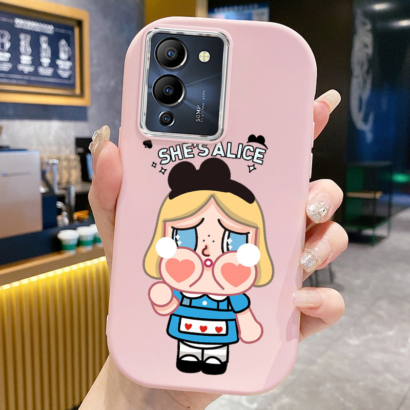 Casing Hp Untuk Infinix Note 12 G96 Note 30 Case Casing Boneka wanita kartun pola Kesing HP Cesing b