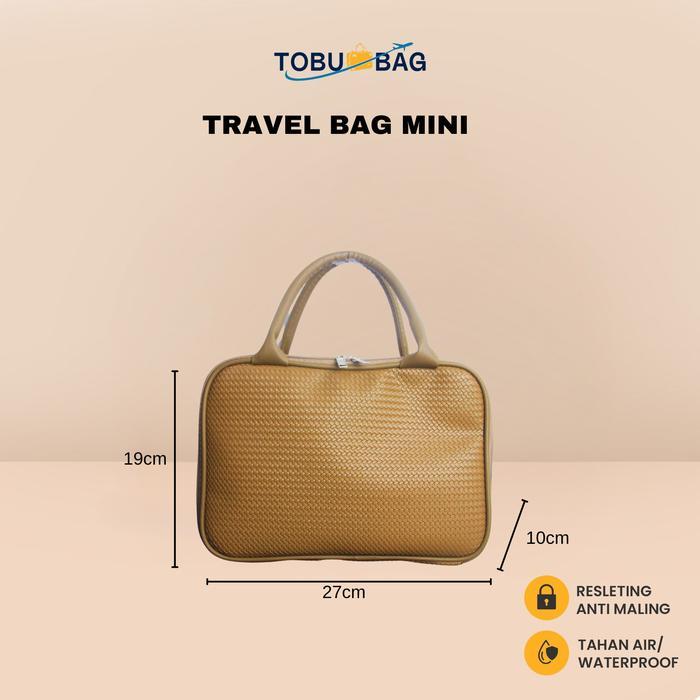 Woven Travel Bag Olive Travel Bag Wanita Tas Pakaian Tas Perjalanan Tas Bepergian Tas Mudik Tas