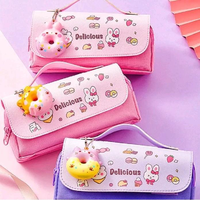 KOTAK PENSIL SQUISHY KOTAK PENSIL BESAR KOTAK PENSIL MUAT BANYAK KOTAK PENSIL LUCU