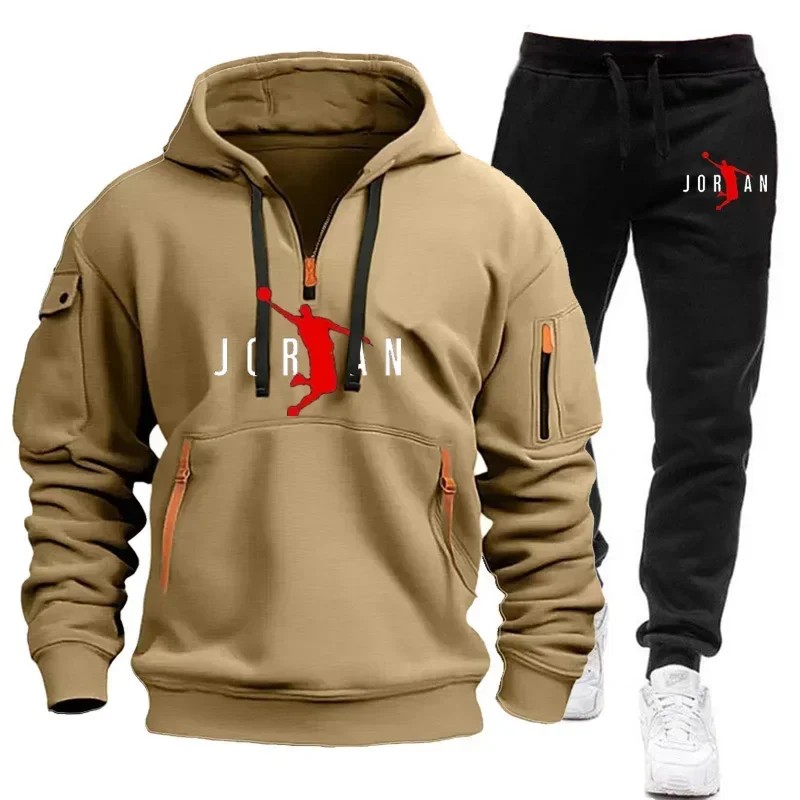 Winter Hoodie Set, Pants, Casual Jogging Clothes, Sportswear, Sportswear