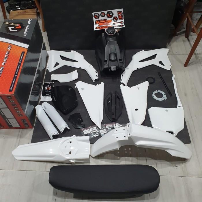 Full Body Set Body Trail HRV Honda CRF 450 2021 - Putih - Putih