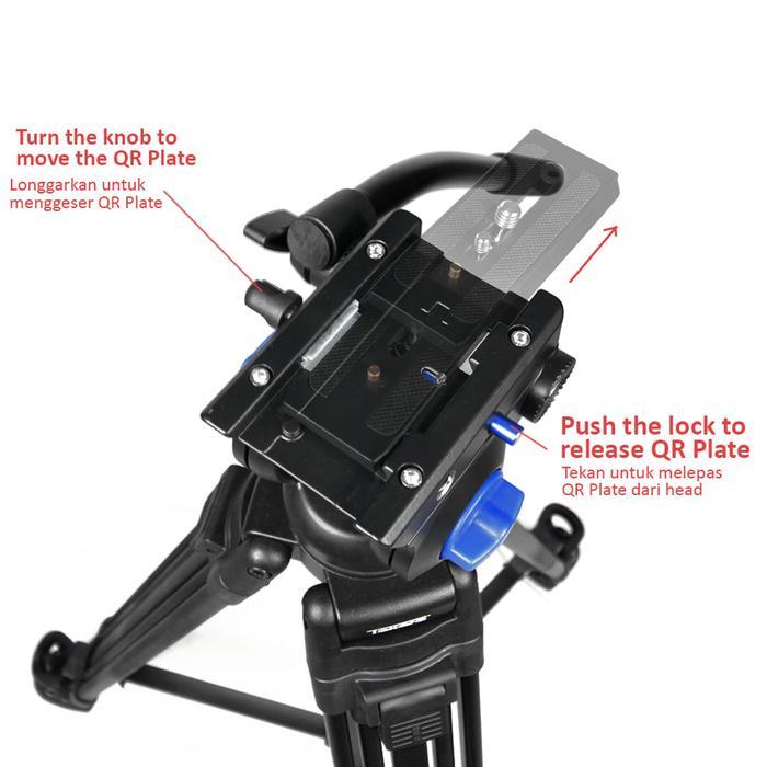 TAKARA HYDRO B18 TRIPOD PROFESIONAL FLUID HEAD FOTO VIDEO