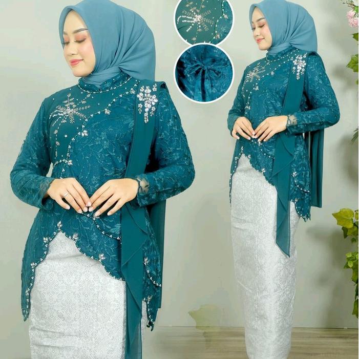stelan kebaya melati Payet kebaya kondangan kebaya wisuda kebaya modern kebaya muslim kebaya pesta