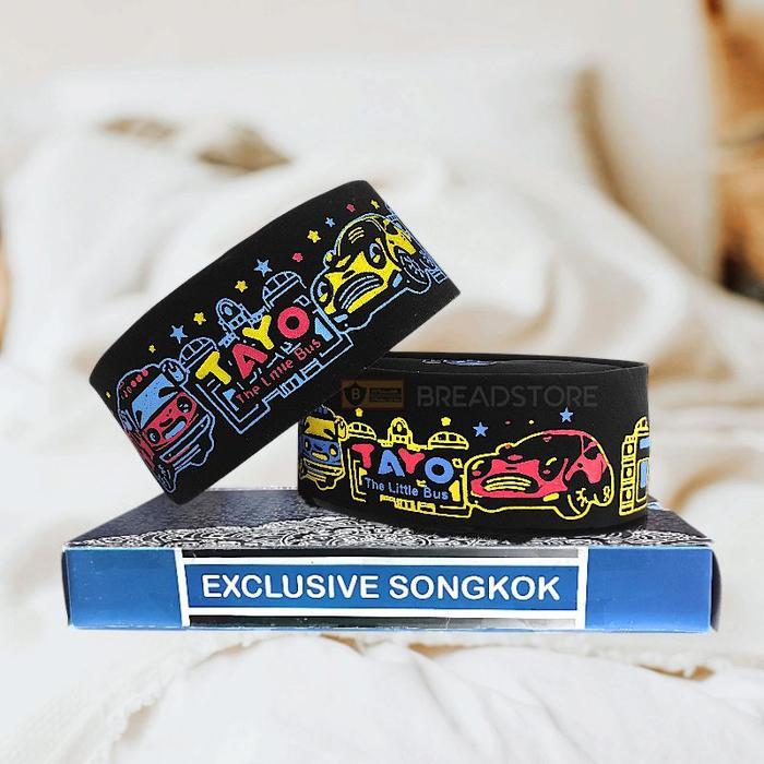 Peci Songkok Kopiah Anak Laki Laki Hitam Karakter Kartun Tayo