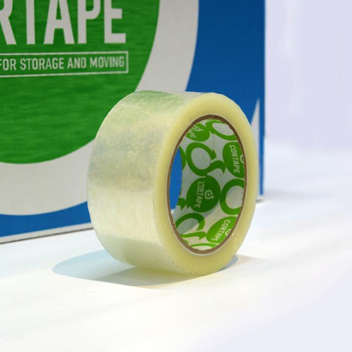"New" LAKBAN CORTAPE - ISOLASI / SELOTIP CORTAPE BENING COKLAT