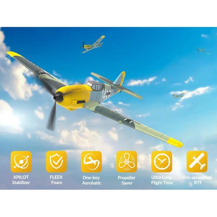 Volantex Bf109 Warbird W/ Gyro Rc Airplane Rtf