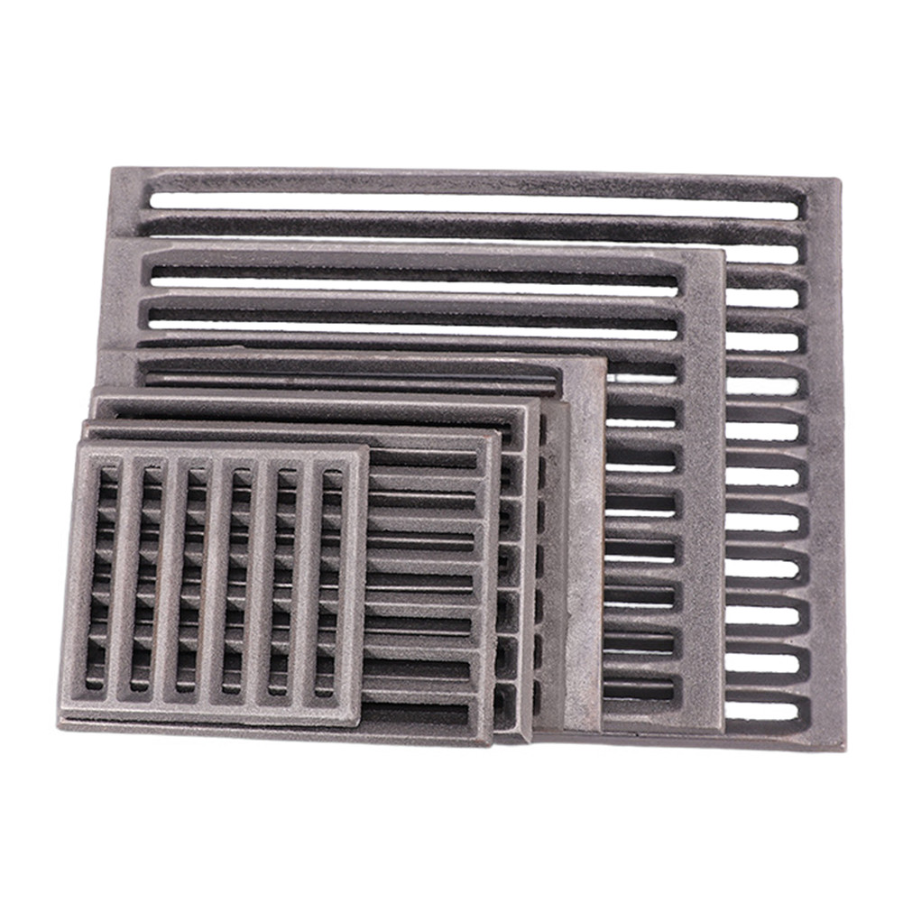 1pc Fireplace Grid Cast Iron Square Fireplace Replacement Parts Grate Table Grid Oven Grid Ash Grid