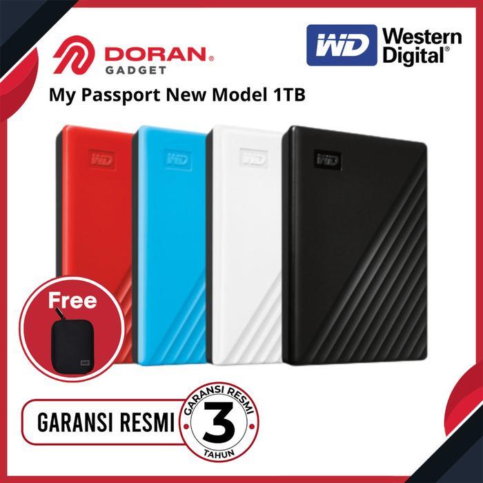 WD My Passport 1TB New Model USB 3.2 HD HDD / hardisk external 1 tera