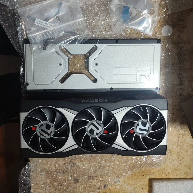 Original Radiator Cooler for Radeon VII RX6700XT RX6800XT RX6900XT Video Card with Backplate