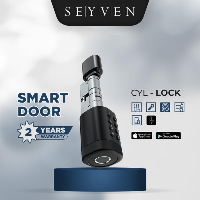 Seyven Smart Lock Cylinder App Seyven Bluetooth New Black Versi 2