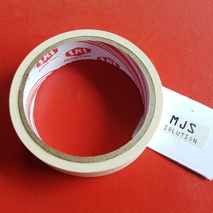 "New" LAKBAN KERTAS 1 INCH SKS MASKING TAPE SOLASI KERTAS ISOLASI CAT