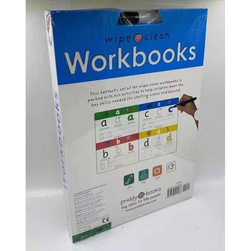 Priddy Book - Wipe Clean Workbook Set