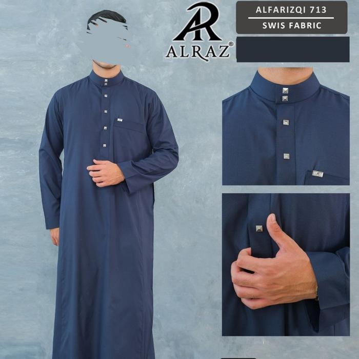 Stok Baru Jubah / Gamis Araz Non Manset Al Raz
