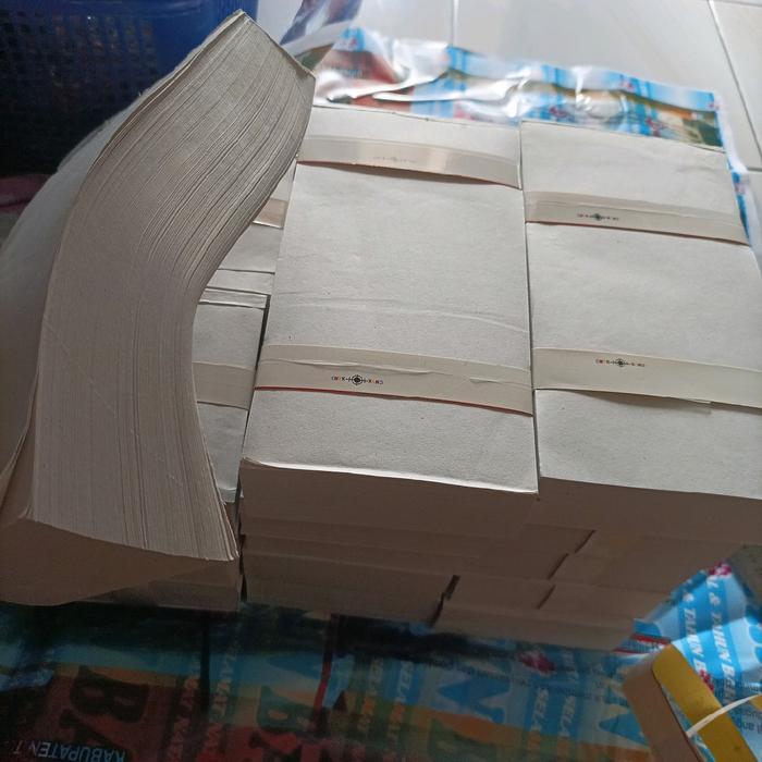 Nota/notebook polos kertas buram,panjang(21cmx11cm)1 bendel 500lembar Stationery Paper