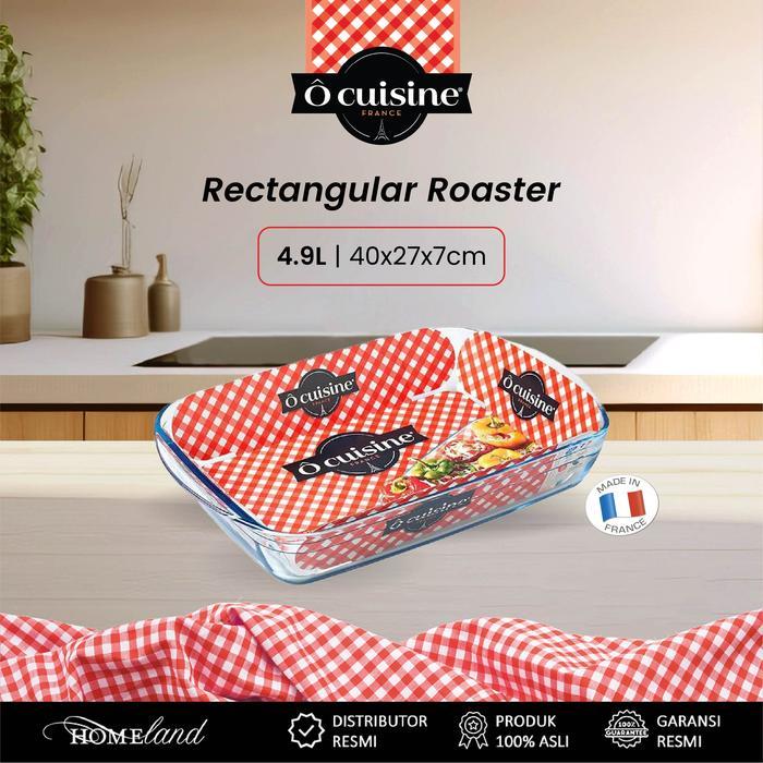 Ocuisine Roaster / Loyang Kaca Persegi Oval