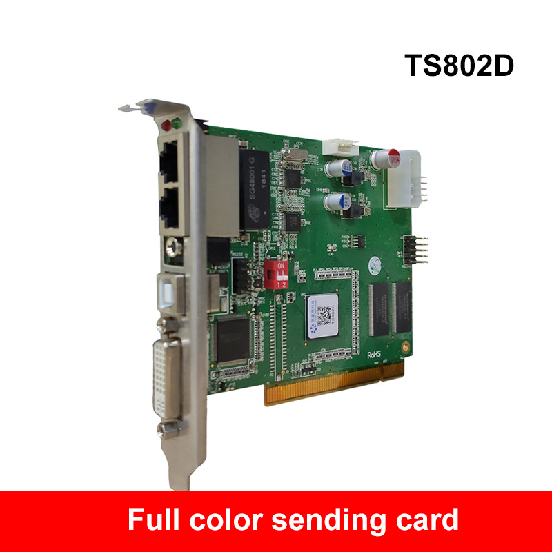 LINSN TS802D Sending Card Full Color LED Video Display TS802 Synchronous SD801