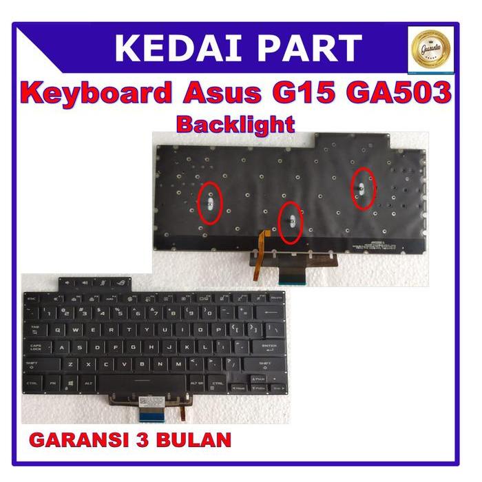 Keyboard Asus ROG Zephyrus M16 GU603 GU603ZE GU603ZW Backlight