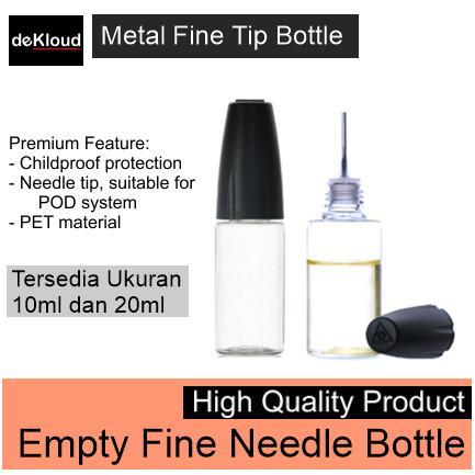 Botol Tetes Jarum Empty Childproof Needle Dropper 10ml 20ml Bottle botol kosong tip