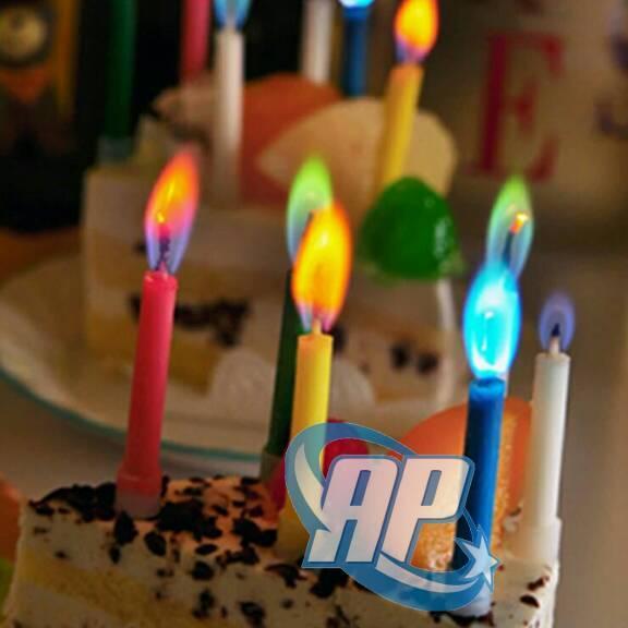 lilin colour flame / lilin api warna / lilin ulang tahun