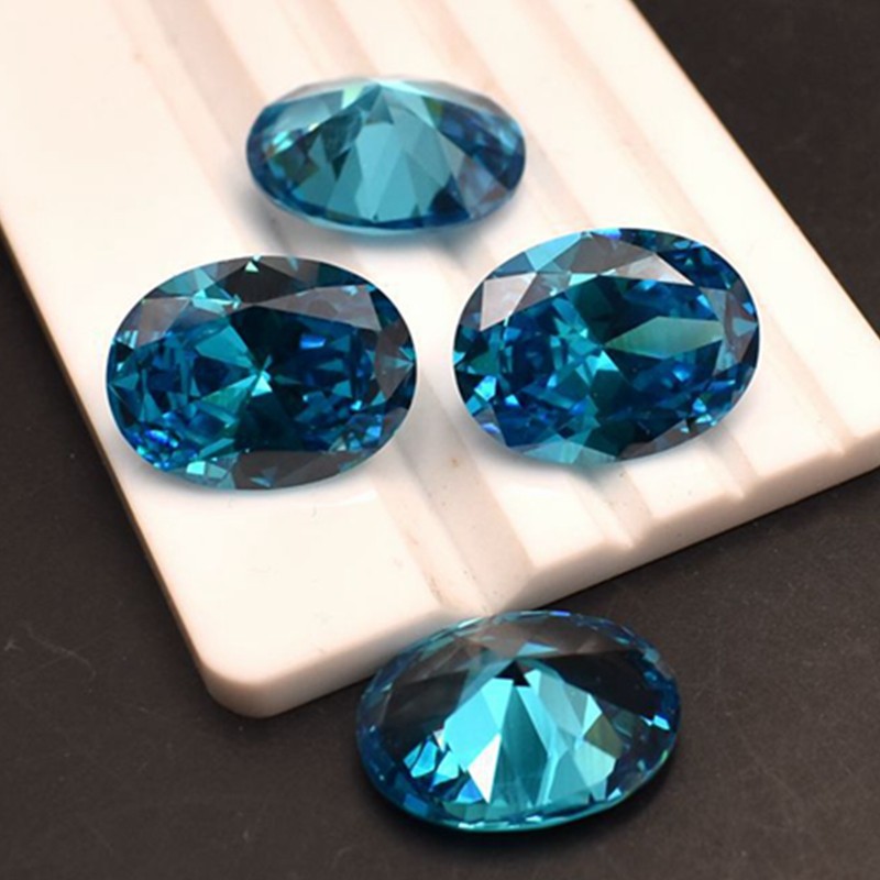 Natural Mined Deep Aquamarine Unheated 15.0 Ct 13x18mm Oval Cut VVS Loose Gemstone Jewelry Making