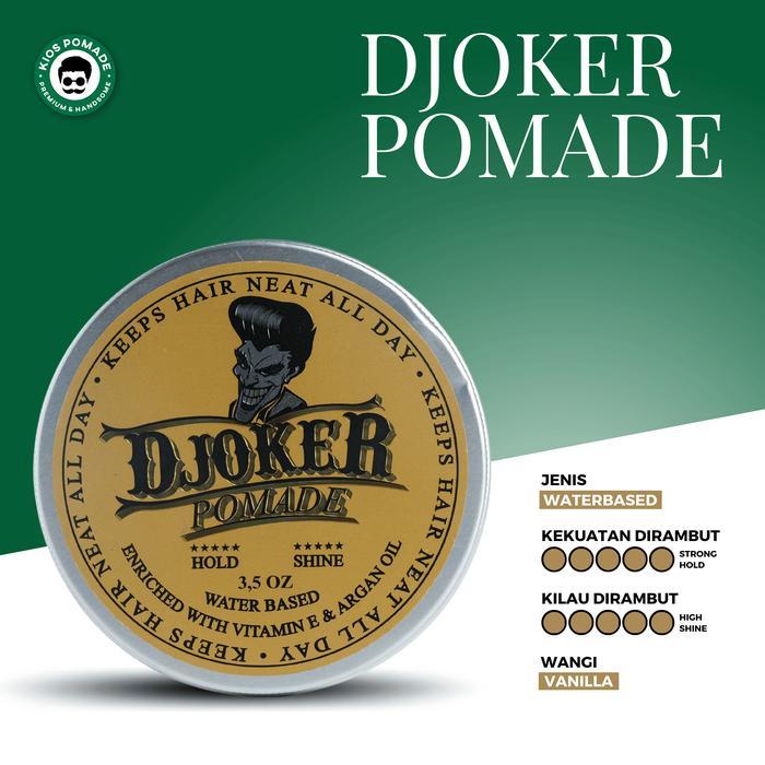 Djoker Pomade Water Based Gold Vanila Scent Aroma Wangi Vanilla