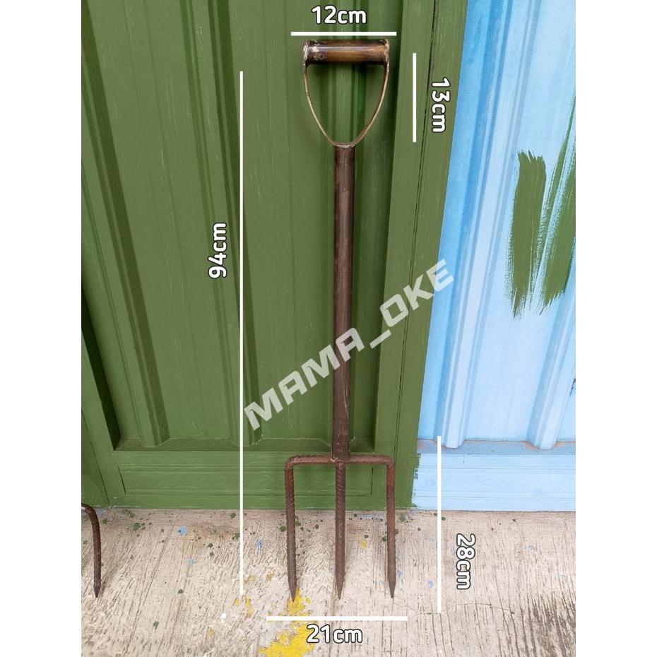 Garpu Tanah Baja Ulir / Garpu Injak