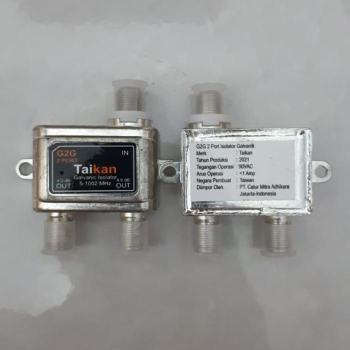 Splitter / Antena Tv Cabang Sambungan 2 Jalur Konektor Antena Tv Way