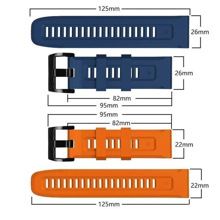 Stok Baru STRAP GARMIN APPROACH S60 / S62 / S70 SMART WATCH MODEL OFFICIAL RUBBER TALI JAM TANGAN