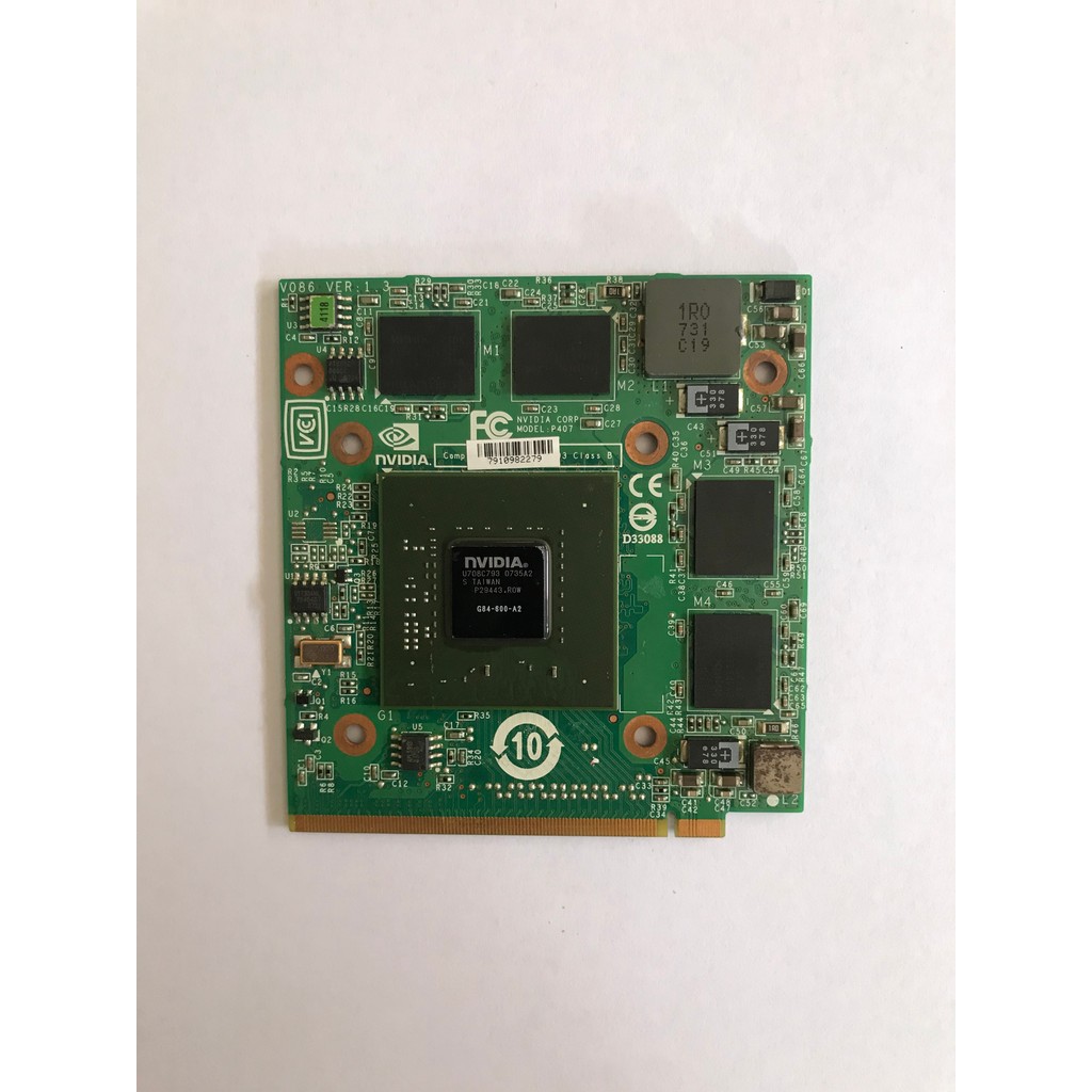 VG.8PG06.001 VG.8PG06.002 G84-600-A2 Graphic VGA Video card 8600M GT DDR2 MXMII 512M for ACER 100% f