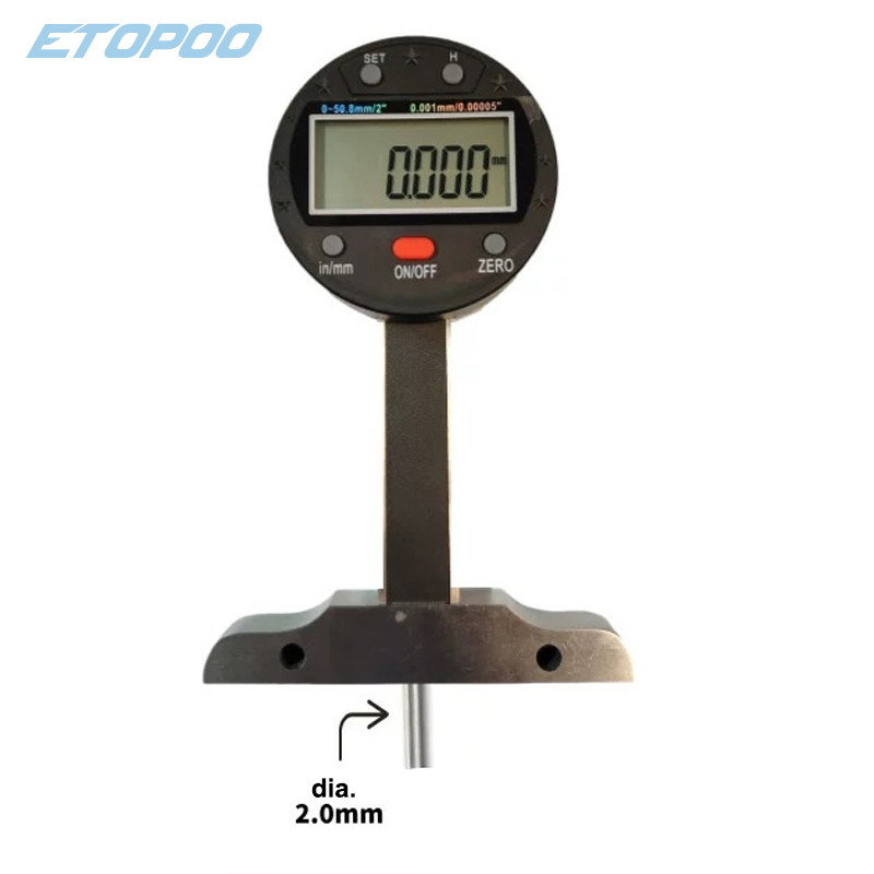 0-30mm/0-50mm/0-100mm Digital Dial Indicator digital Depth Gauge Dial Depth Gage Base