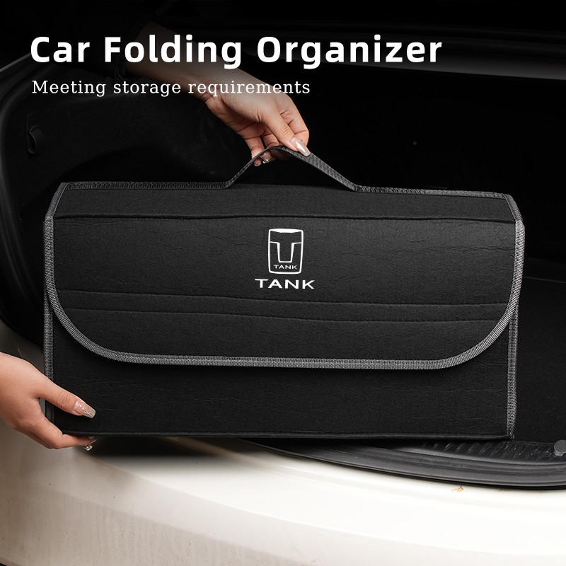 Car Trunk Storage Box Organizer Foldable Stowing Tidying Container Bag For Great Wall GWM Tank 300 C