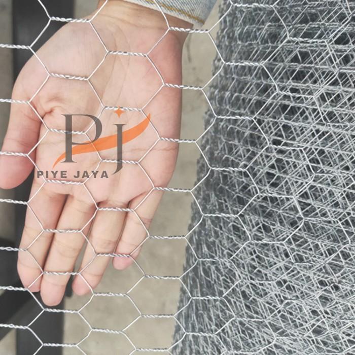 Best Seller Jaring Pagar Kawat Ram Galvanis Hexagonal Kurungan Untuk Kandang Ayam Kelinci Tanaman