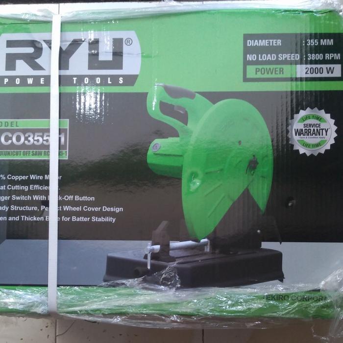 TEKIRO RYU MESIN POTONG BESI 14 INCH GERINDA CUTTING WHEEL CUT OFF