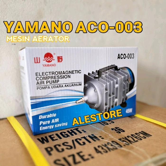 Mesin Aerator Yamano Aco-001 Dan Aco-002 Pompa Udara Aerator Aquarium dan Kolam koi