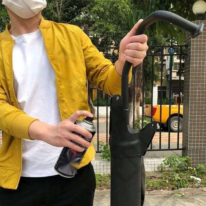 800C 400Ml Cat Anti Panas Knalpot Cat Hi Temp Lack Doff Cat Knalpot Anti Panas Hitam Doff Co