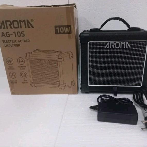 Aroma AG-10S amplifier gitar listrik with bluetooth ampli gitar elektrik ag10s Aroma Original Best