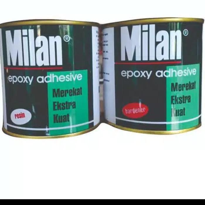 Lem Epoxy Milan Mini Hardener+Resin Lem /Besi,Kayu ,Kramik Dll