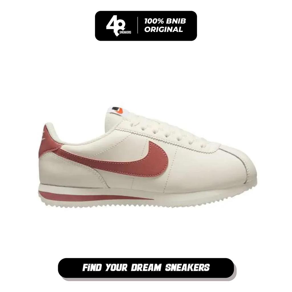 Sepatu Sneakers Wanita Nike Cortez Sail Canyon Pink (DN1791-111) Original