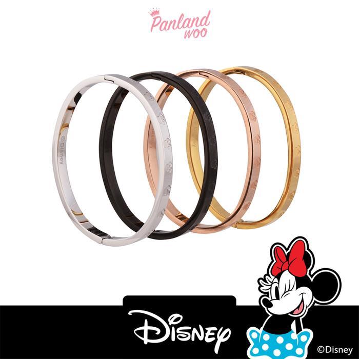Panlandwoo - Mickey & Minnie Mouse Collection - Gelang Bangle Titanium Wanita Lucerne