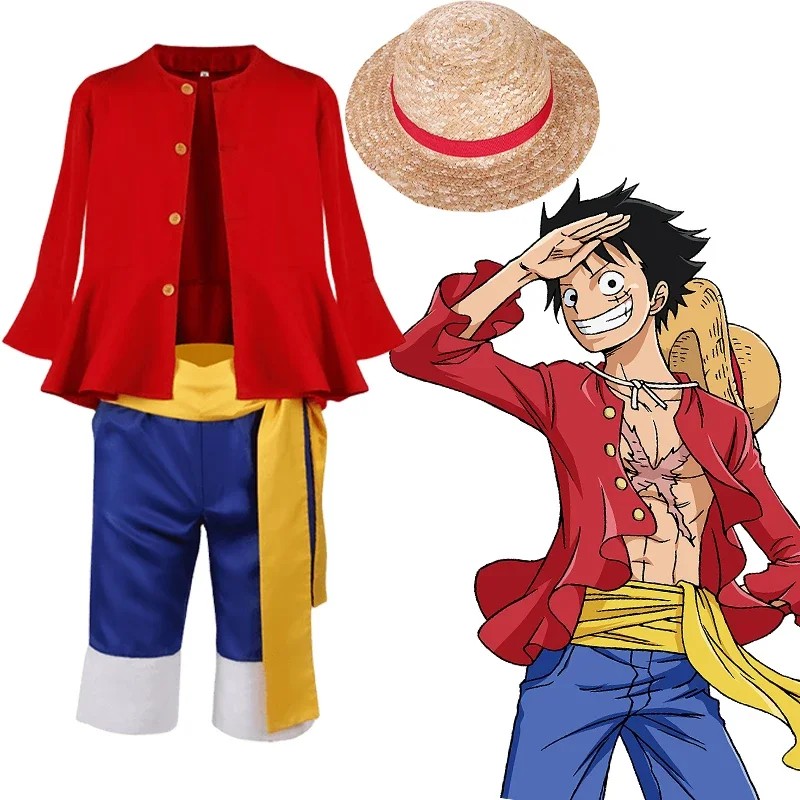 Cosplay Luffy Cosplay Costume Anime Monkey D Luffy Cosplay Uniform Has Halloween Costume For Men