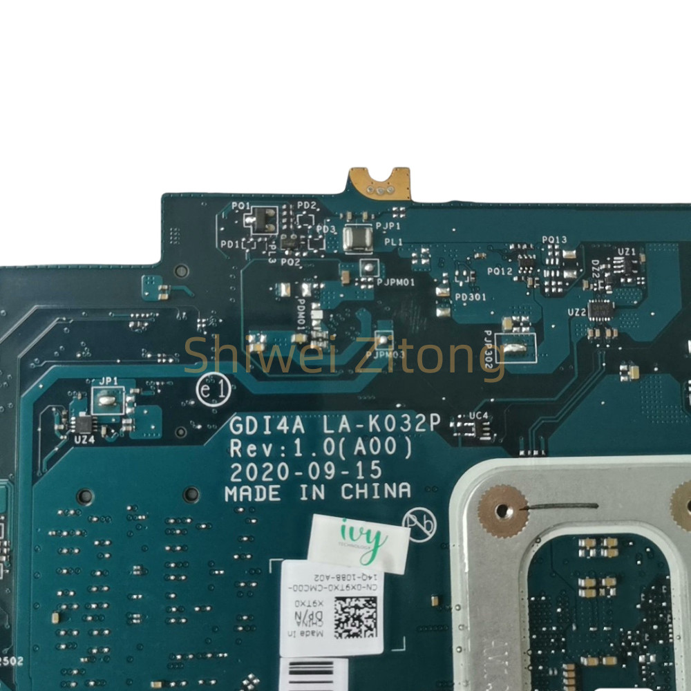 GDI4A LA-K032P For Dell VOSTRO 3400 3500 Inspiron 3501 Laptop Motherboard With i3-1115G4 i5-1135G7