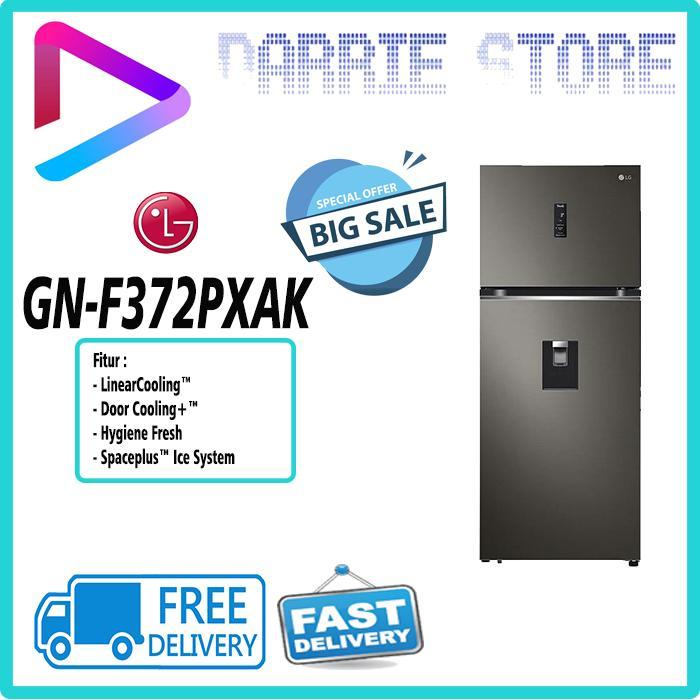 LG GN-F372PXAK KULKAS 2 PINTU GNF372PXAK GNF372 GN-F372 372PXAK