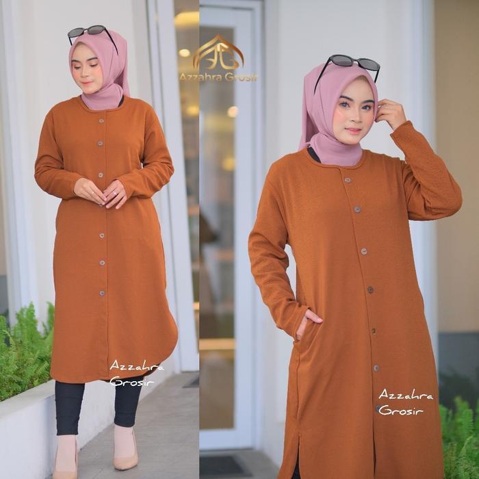 "New" SABELA Tunik - Long Tunik Wanita Milano Kasual / R.3 - 189-5312 Atasan Muslim Kaos Melar