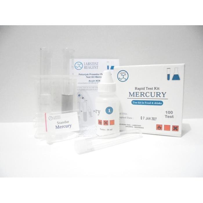 JTTOP" TEST KIT MERCURY (MERKURI), RAPID TESTKIT MERCURY (HG) DALAM KOSMETIK