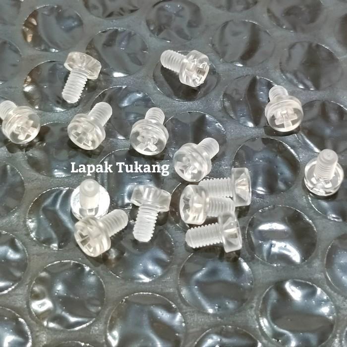 Baut Acrylic M3X10 Baut Akrilik M 3X10 Akrilic M3 Best Quality