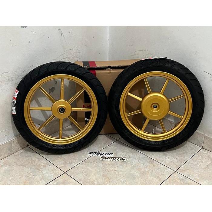 Velg Vrossi palang 8 + ban matic honda