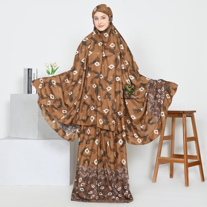 DISKON Mukena Rayon Jumbo Jumputan Sasirangan Lereng Palembang READY STOCK